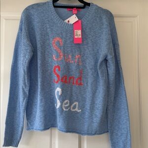 NWT Lilly Pulitzer Pippy Sun, Sand, Sea Sweater - S